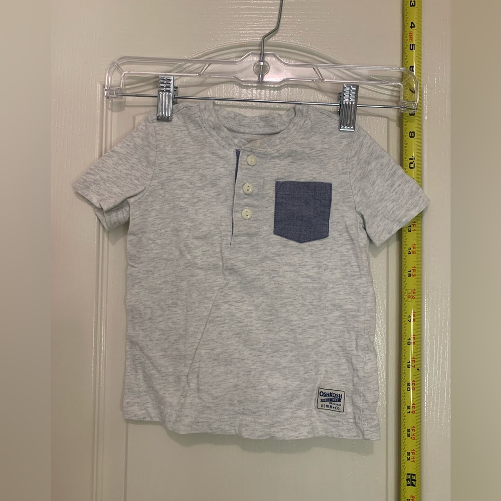 Boys Lot OshKosh B Gosh Short Sleeve Shirts Size 24 Months (5) Total Shirts - Picture 7 of 9